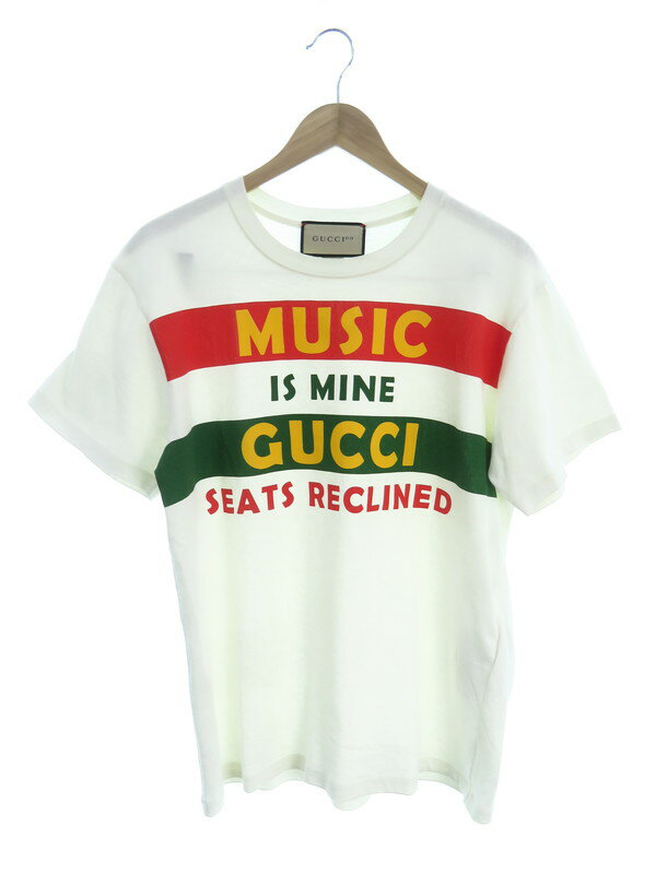 GUCCI】グッチ『100周年 MUSIC IS MINE 半袖Tシャツ sizeXS』615044