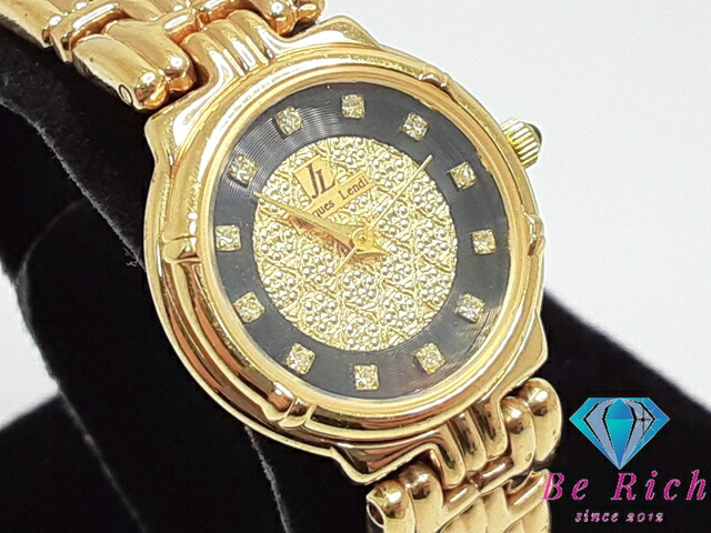 楽天市場】Jacques Lendi レディース 時計 黒 ブラック ゴールド SS GP