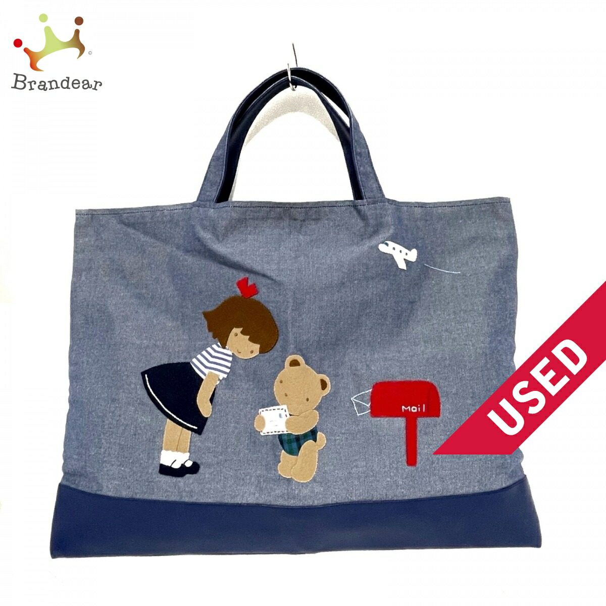 楽天市場】【新着】【中古】familiar(ファミリア) トートバッグ クマ