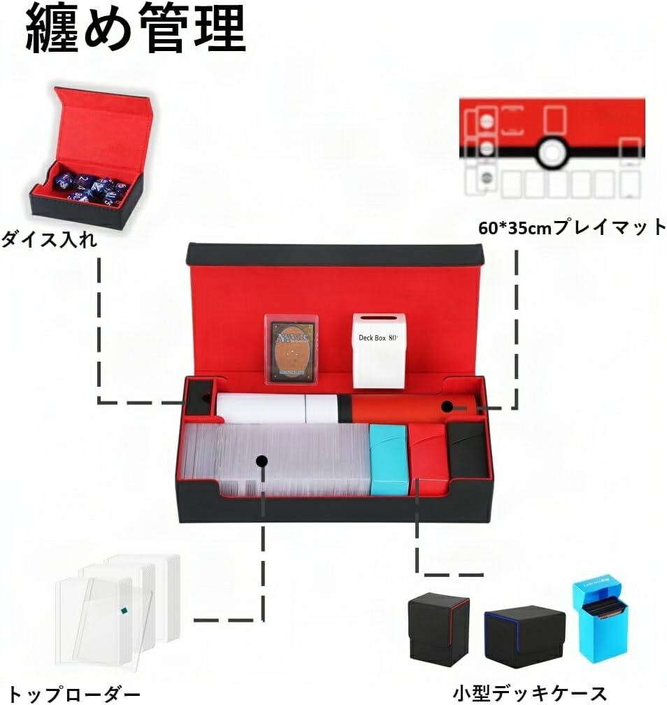 mtg ティシャーナの潮縛り デッキケース、プレイマット、スリーブ2個