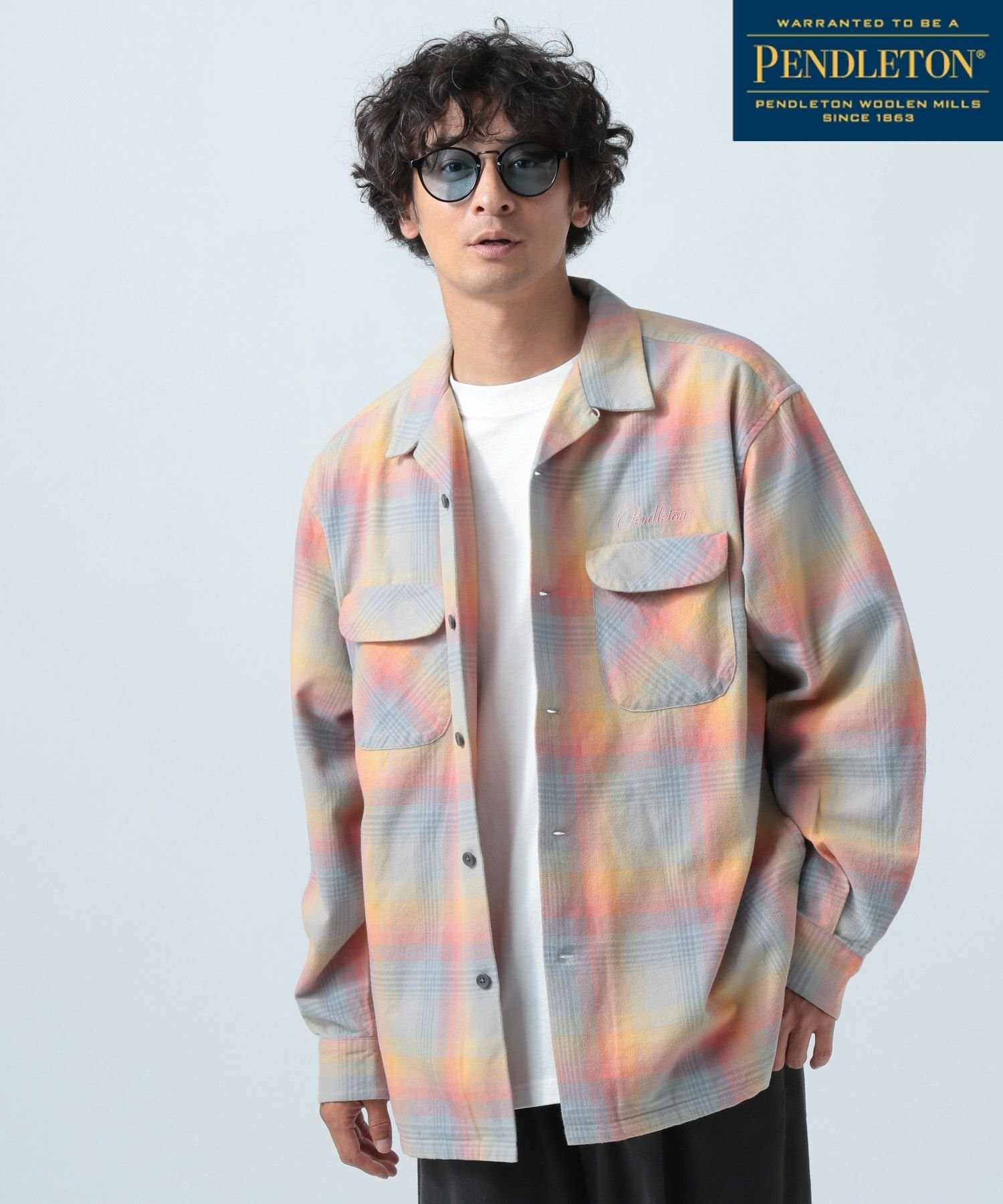 BAYFLOW｜【PENDLETON(ペンドルトン)】別注オンブレオープンカラー