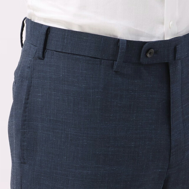 楽天市場】【洋服の青山】ウール 混 メンズ スーツ 春夏 ネイビー 紺