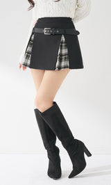 チェックドッキングミニスカート – Darich (ダーリッチ)