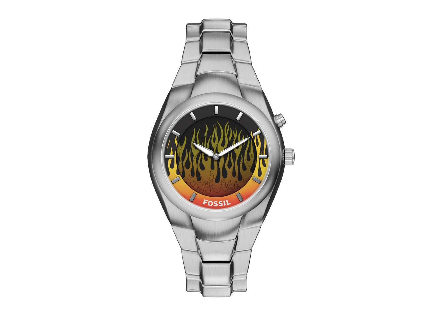 Fossil Big Tic Orange Flame Watch – Oneness Boutique