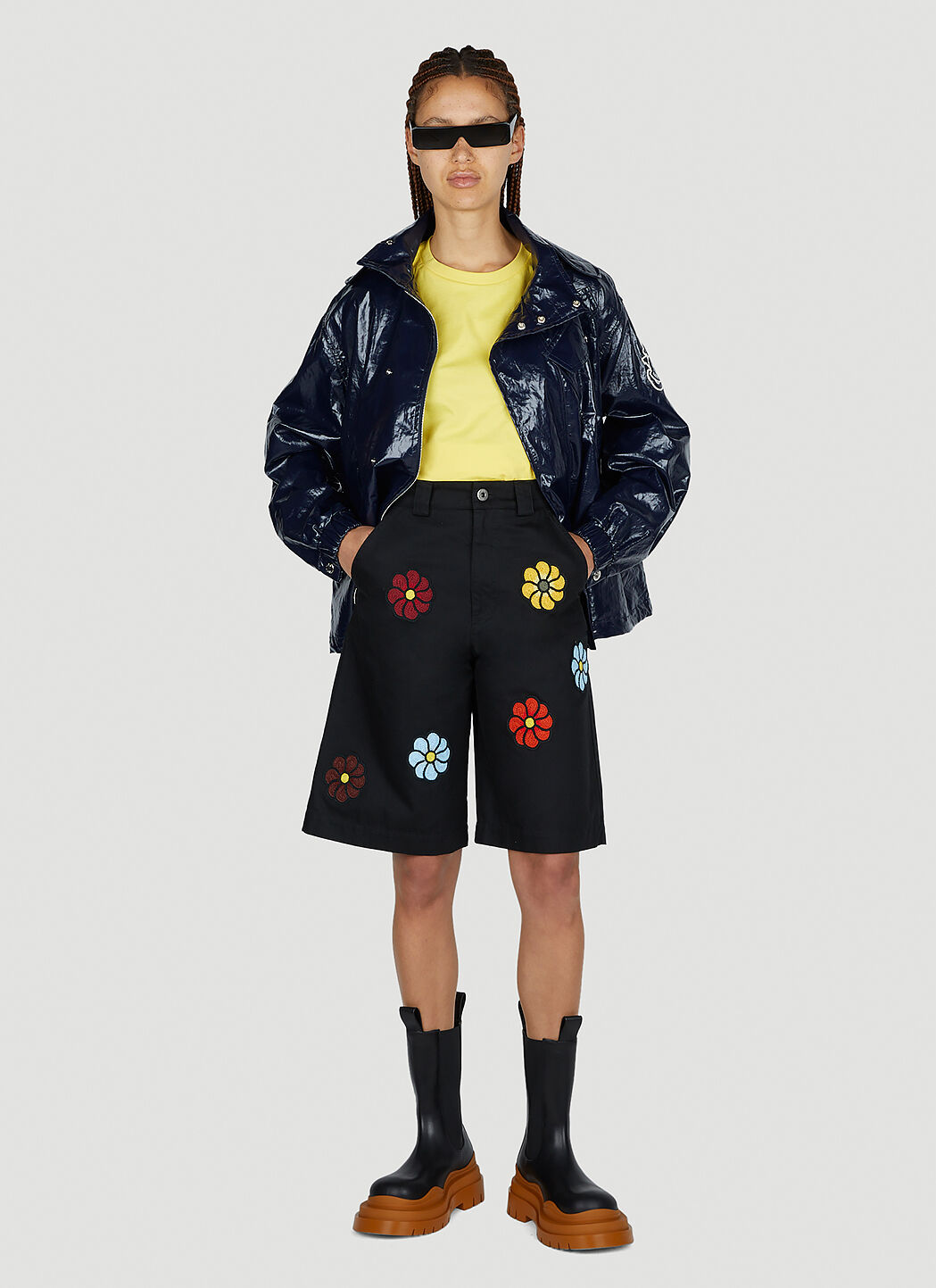 1 Moncler JW Anderson Floral Bermuda Shorts | LN-CC