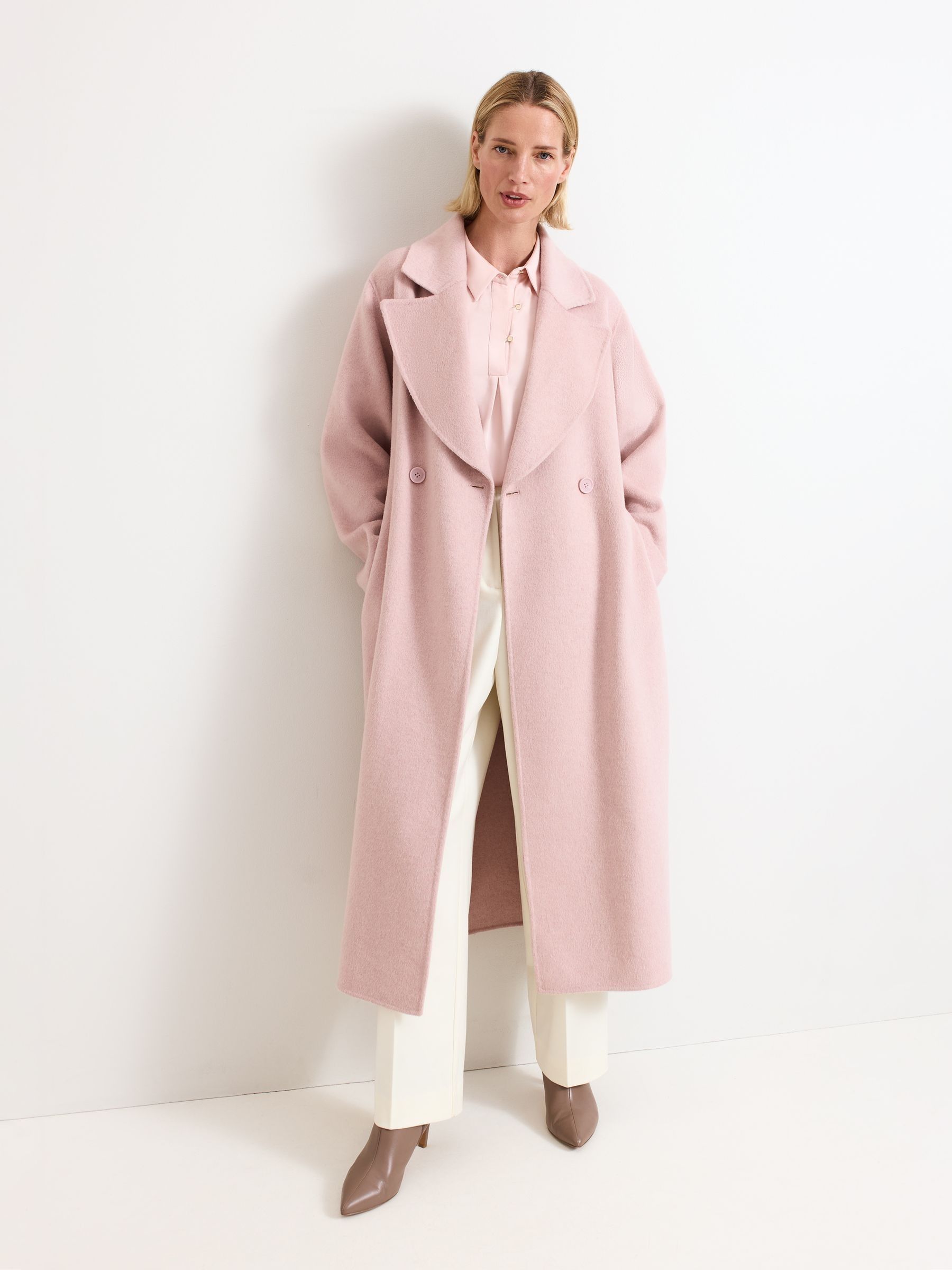 Buy Phase Eight Pink Darcy Wool Coat from Next USA