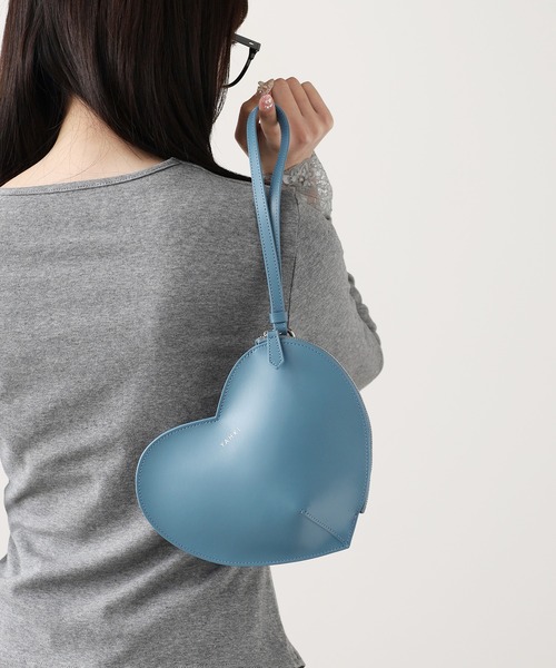 YAHKI（ヤーキ） クラッチバッグ パーティーバッグ SOFT W FACE ハート