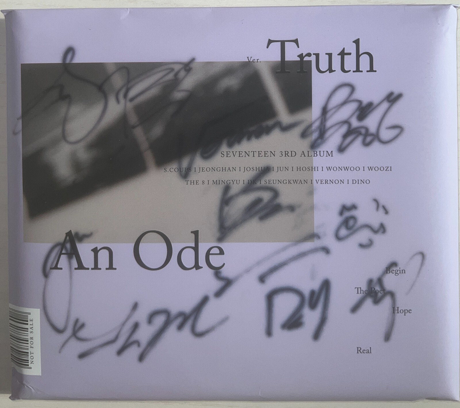 SEVENTEEN An Ode The Poet Truth ドギョム サイン SEVENTEEN An Ode