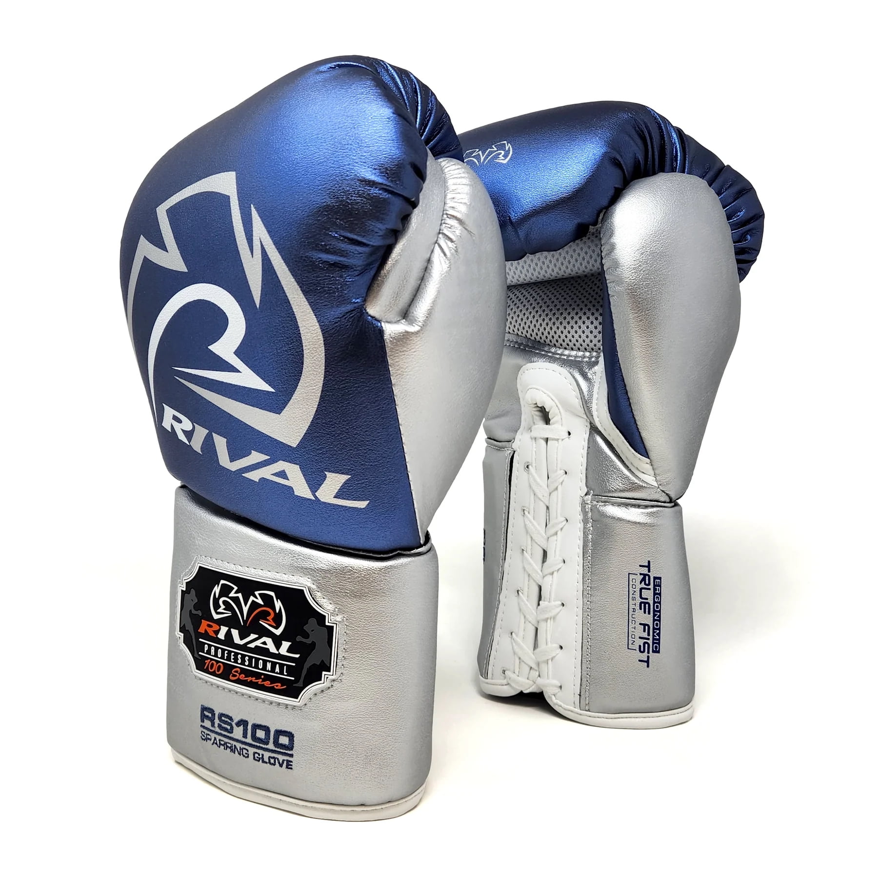 Rival Boxing RS100 Pro Sparring Boxing Gloves - 18 oz. - Blue