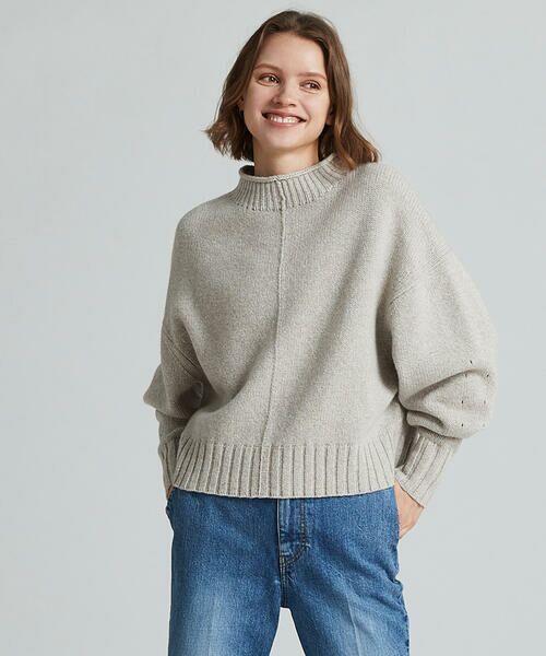 セール】 ラムカシミヤ ビルドネックプルオーバー （ニット・セーター