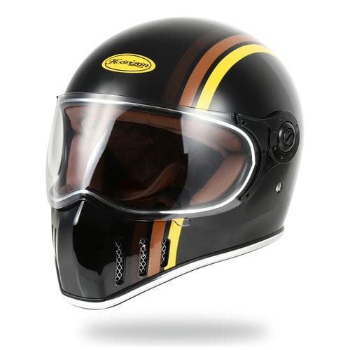 HORIZONHELMETS】JADE Tricolor2-black フルフェイス へルメット