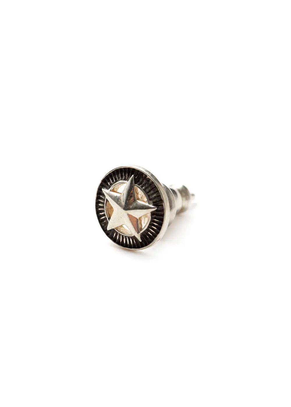 CALEE - SILVER STAR CONCHO PIERCE (SILVER) / シルバー スター