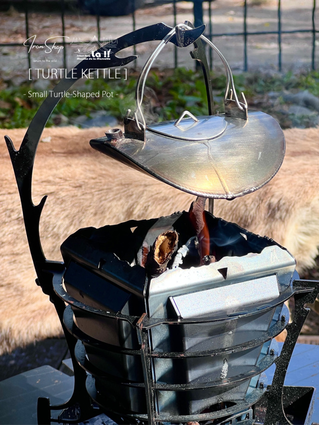 Iron Shop / アイアンショップ】タートルケトル / 職人ハンドメイドの