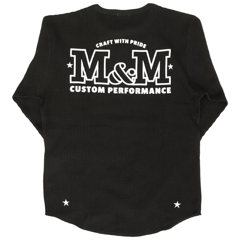 M&M CUSTOM PERFORMANCE - WAFFLE L/S T-SHIRT (23