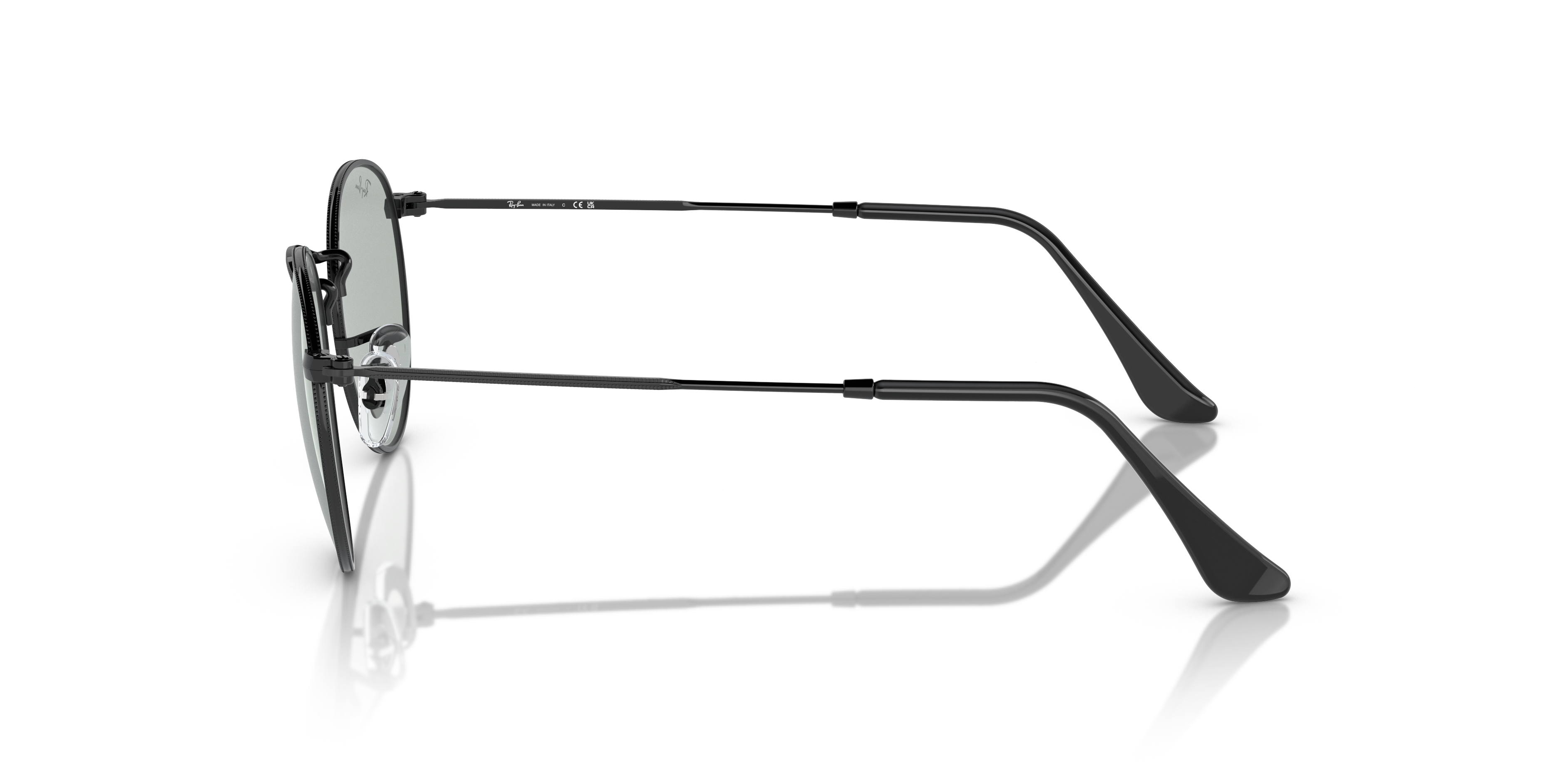 レイバン公式ストア】 Ray-Ban® ROUND METAL サングラス | ブラック X