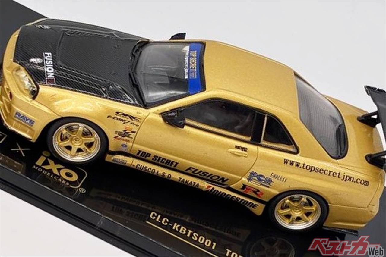 激戦必至!! トップシークレットのR34ミニカーを東京オートサロン会場で