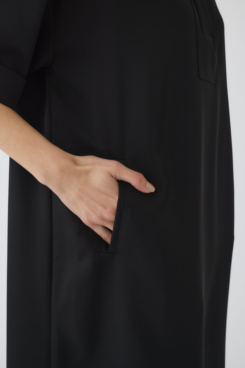 RIM.ARK(リムアーク)｜Stand collar mode OP/ワンピース/ブラック の