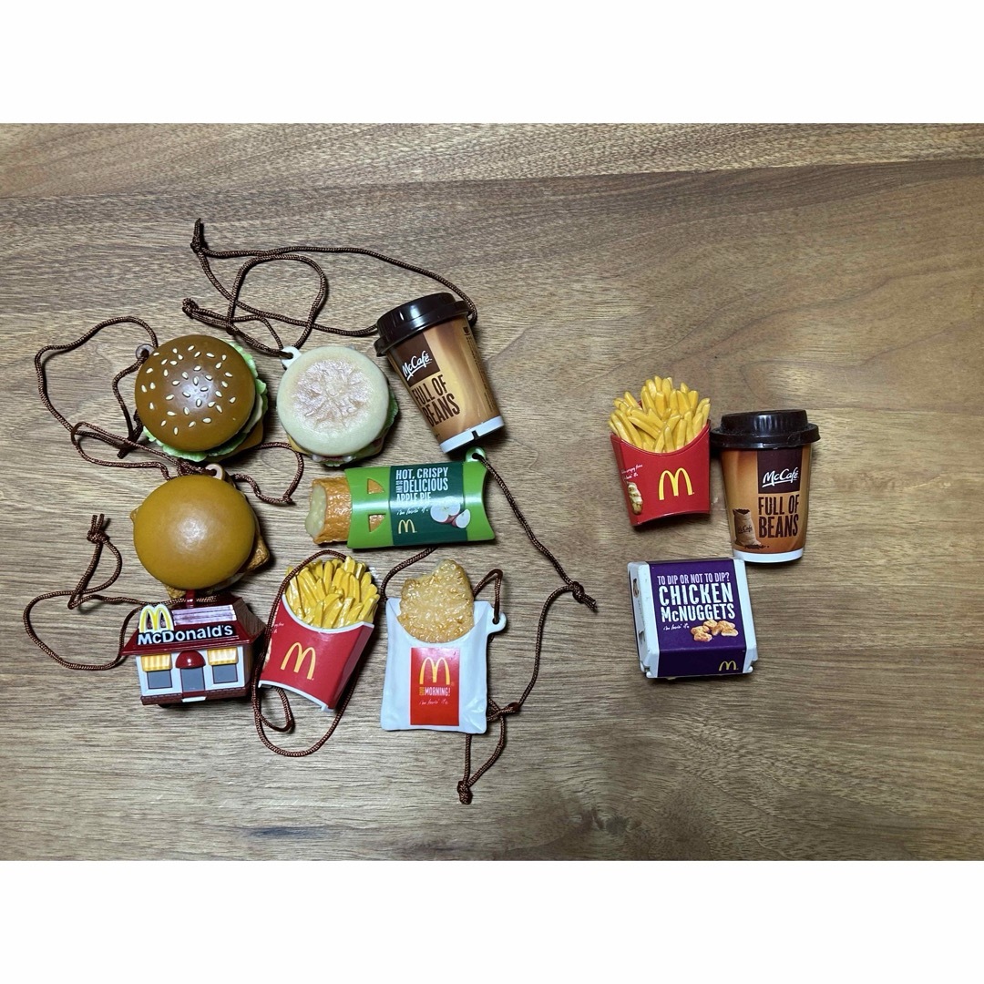 マクドナルド - マック ハッピーセット フードストラップ&マグネットの
