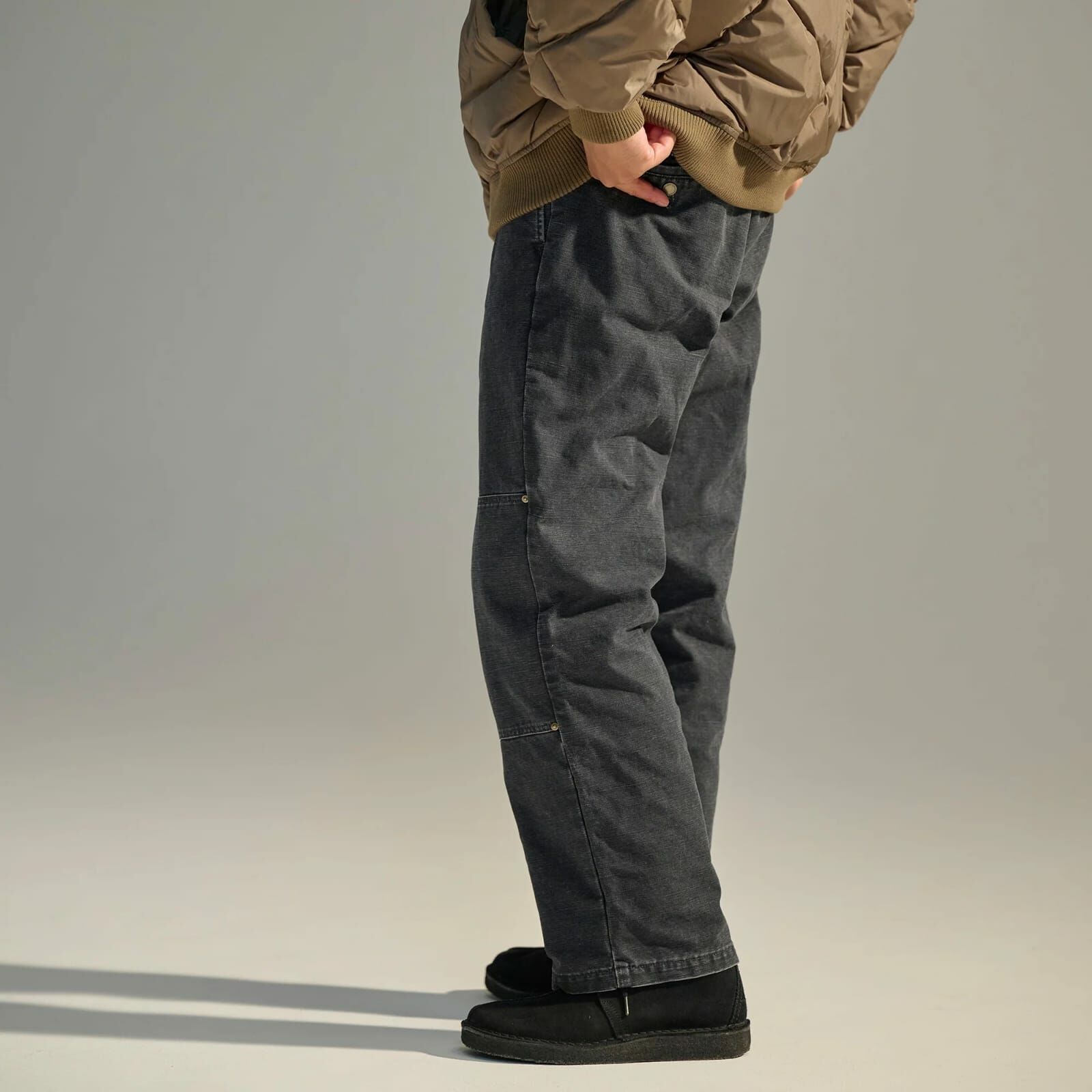 DESCENDANT FW24 DET DOUBLE KNEE TROUSERS (2 colors)