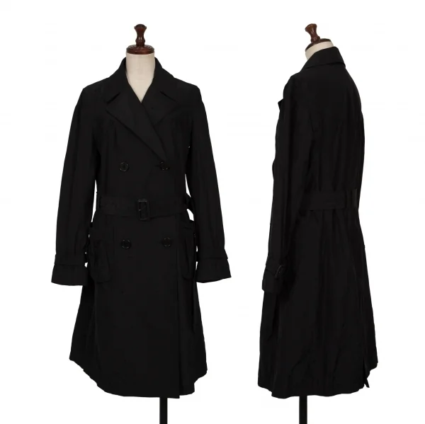 ポールスミス ブラックPaul Smith BLACK ドビーハートポリトレンチ