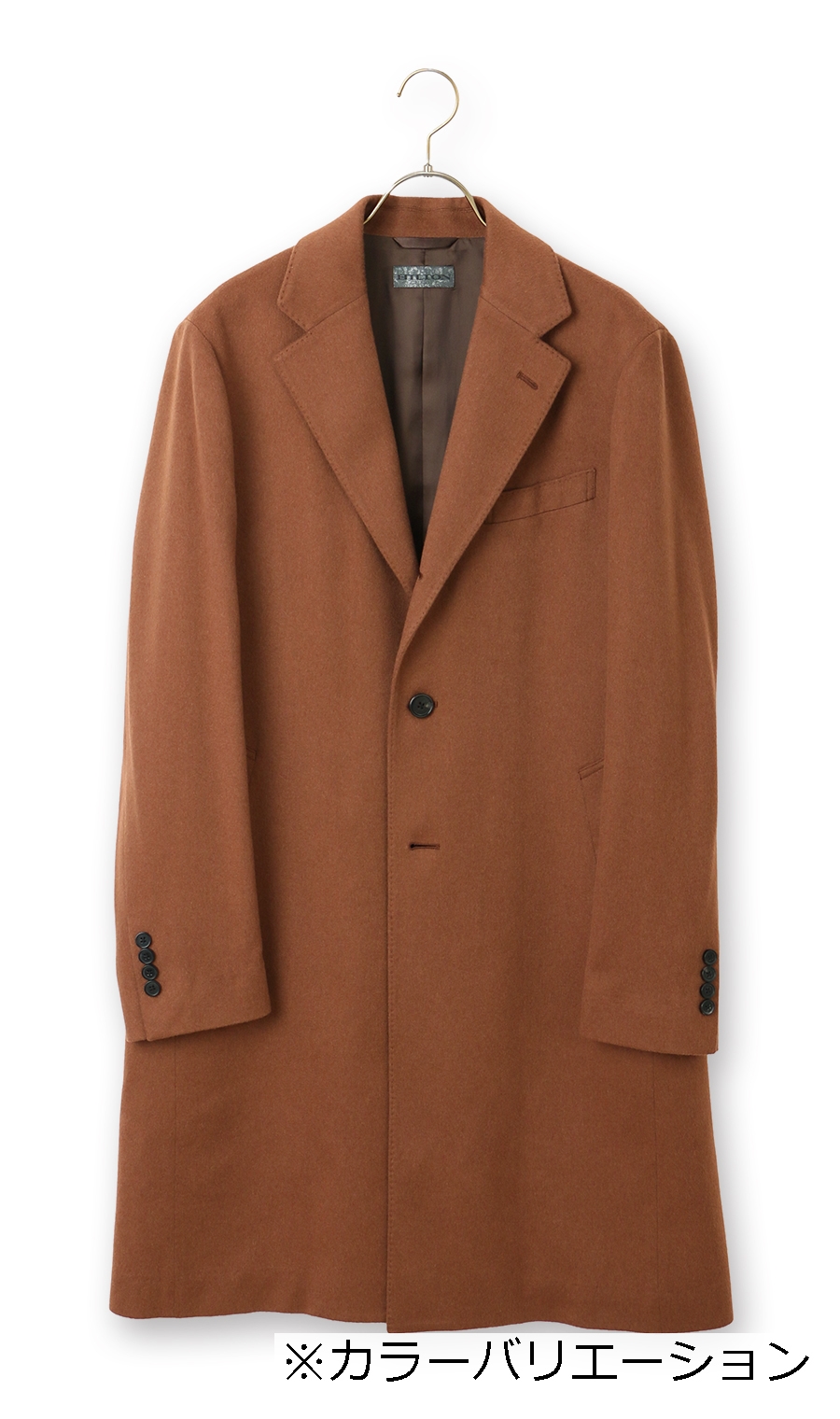 カシミヤチェスターコート【LUIGI COLOMBO】 (7321R244-91) | HILTON