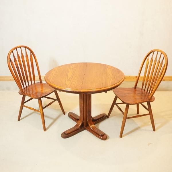 三越ブルージュ(Brugge)の英国カントリースタイル オーク材 伸長式