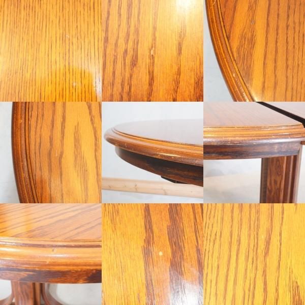 三越ブルージュ(Brugge)の英国カントリースタイル オーク材 伸長式