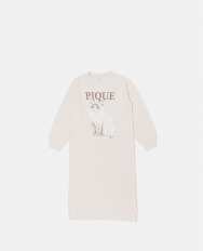 キャット ジャガード ワンピース ルームウェア パジャマ 猫