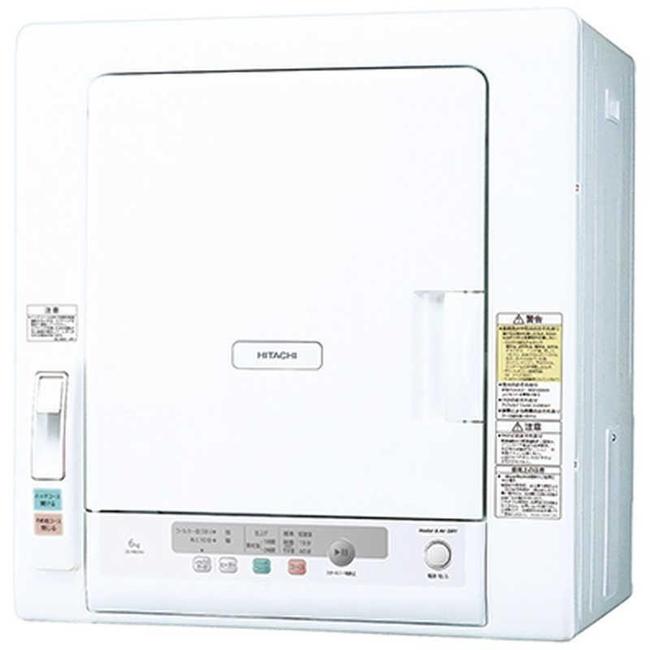 日立（HITACHI） 衣類乾燥機 乾燥 衣類 布団 除湿 乾燥容量 6kg ピュア