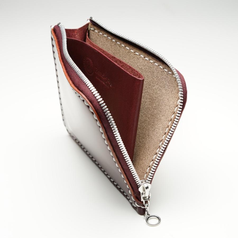 L字ファスナーウォレット コードバン ミニ財布 ミニウォレット