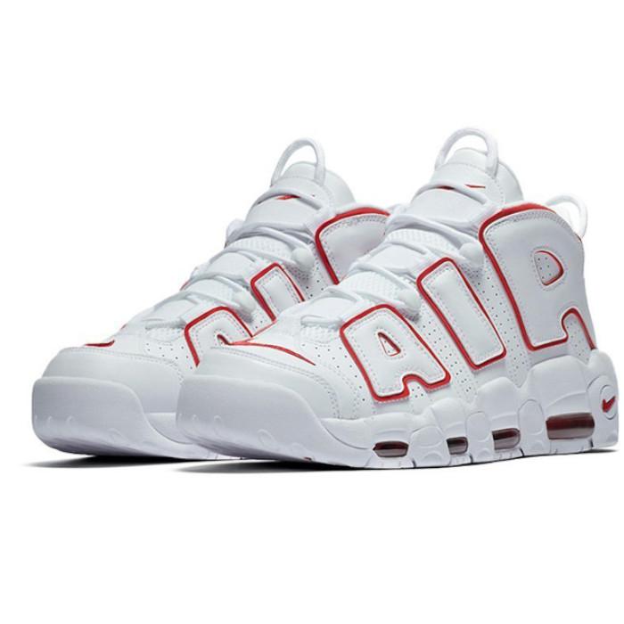 NIKE（ナイキ） NIKE AIR MORE UPTEMPO 96 WHITE RED エア モア アップ