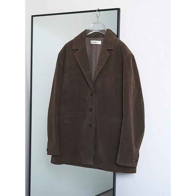 anuke（アンヌーク） Eco Suede Jacket☆ 25秋冬 62520102 : Hearty