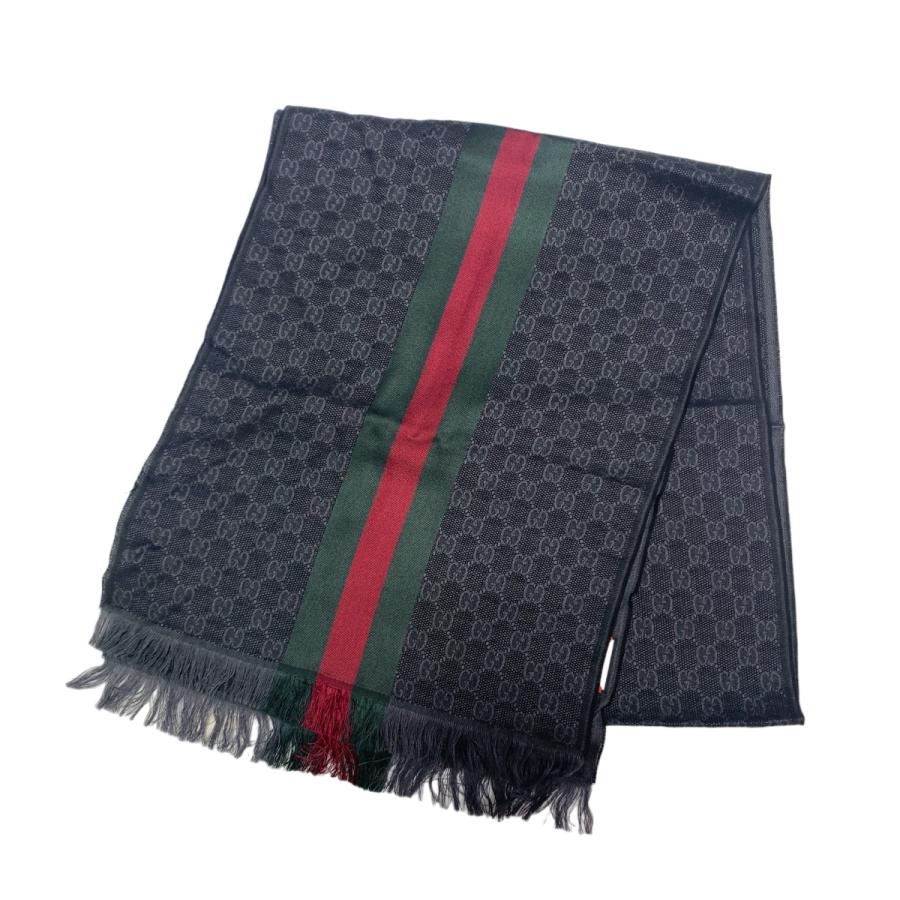 GUCCI（グッチ） マフラー シェリーライン ウール シルク 147351 GG