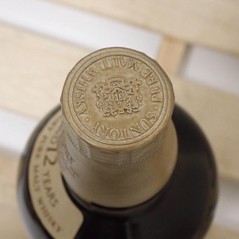 福島県内発送【古酒】 SUNTORY WHISKY 山崎 12年 ピュアモルト 希少最