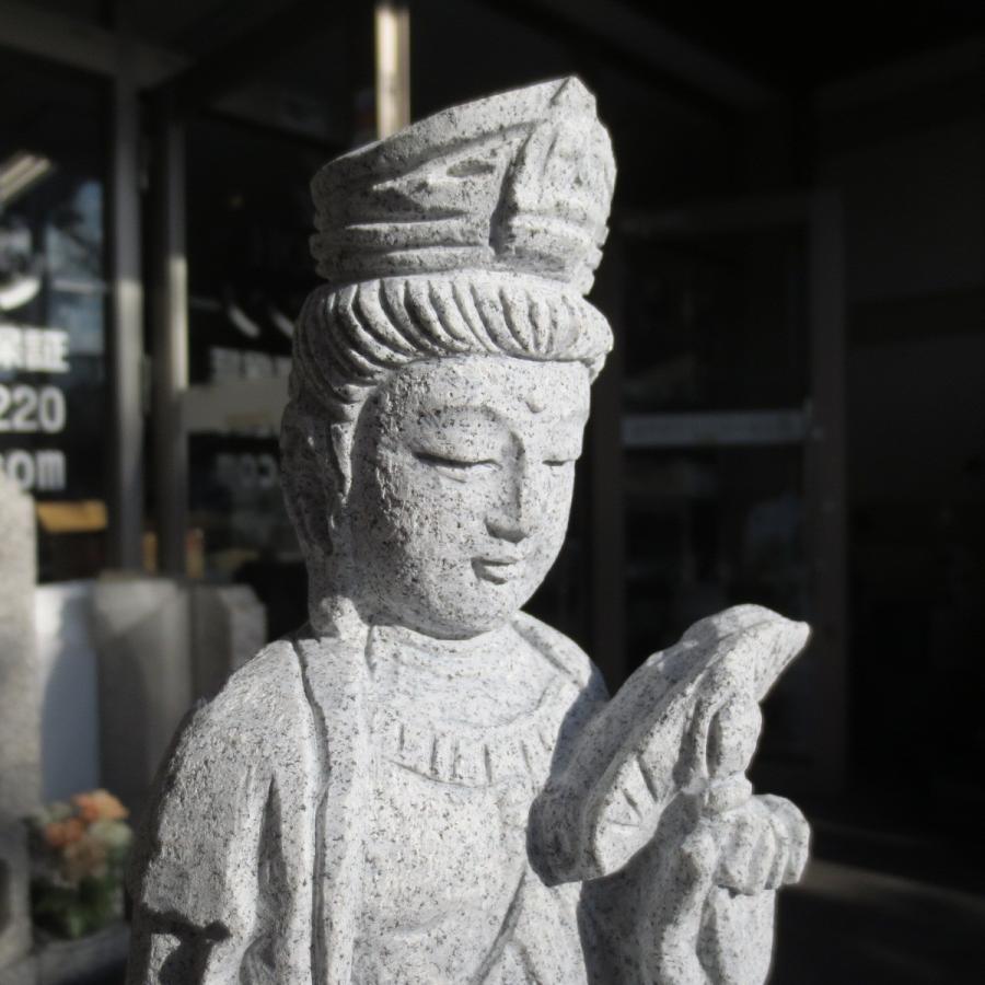 観世音菩薩像 観音様 観音菩薩像 1.0尺 総高39cm 聖観音 観自在菩薩