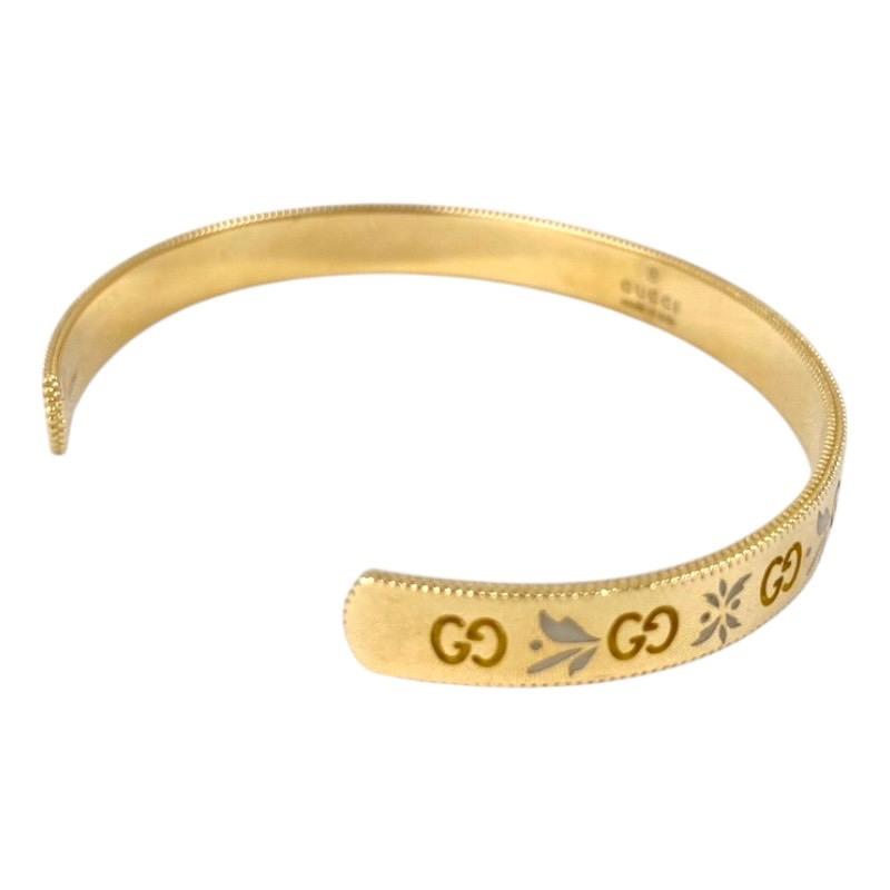 GUCCI（グッチ） 【GUCCI】グッチ アイコン ブレスレット バングル K18