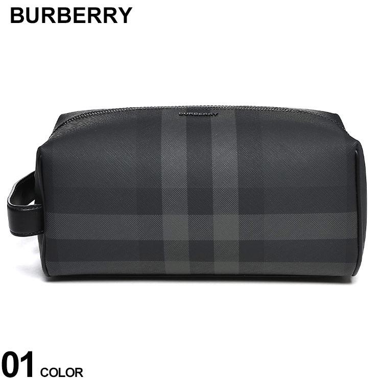 BURBERRY（バーバリー） クラッチバッグ メンズ チェック柄 ジッパー