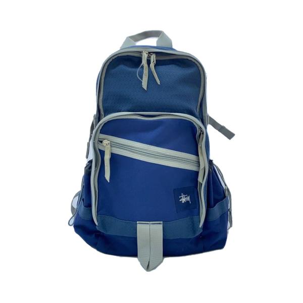 STUSSY◇内側ダメージ有/90s/紺タグ/リュック/ネイビー : セカンド