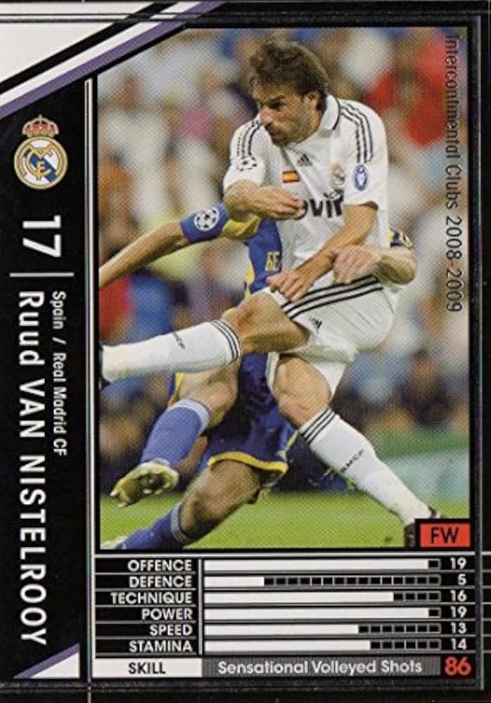 Amazon.co.jp: WCCF/08-09/レアル・マドリード/黒/320/ルート・ファン