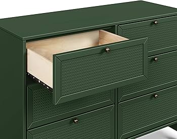 Amazon.com: Davinci Margot 6-Drawer Dresser in Forest Green