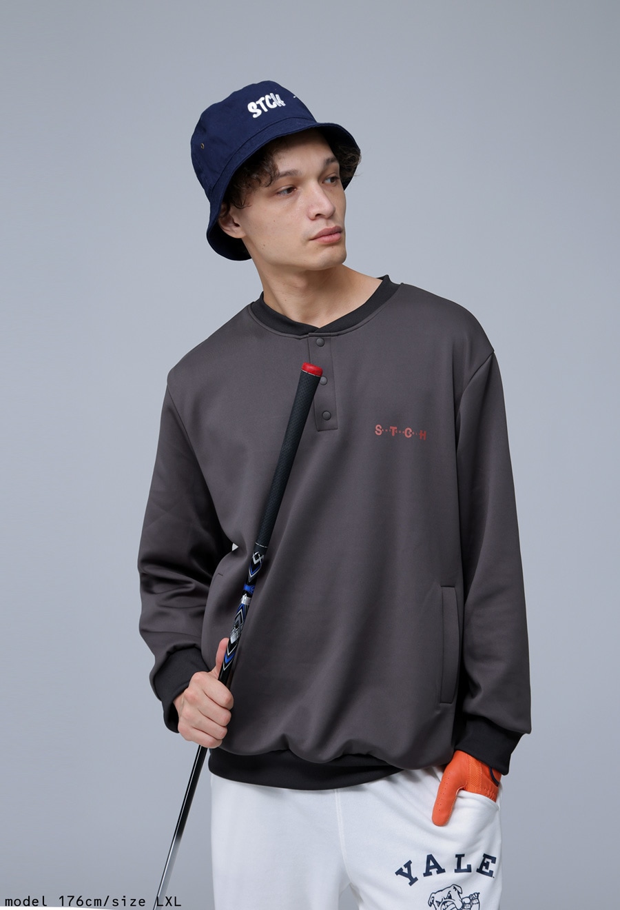 再入荷予定有!ANTIQUA GOLF×STCH プルオーバー レディース 送料無料