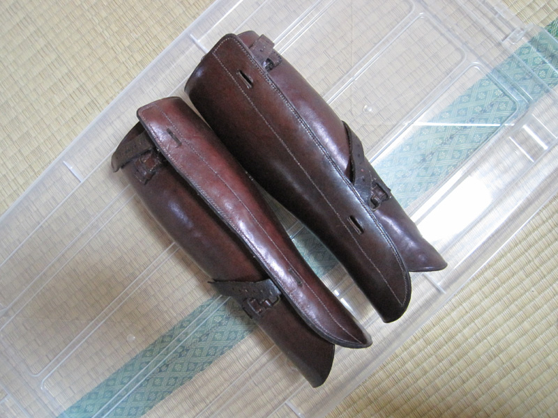 日本陸軍 革脚絆・将校用 (実物)│ナナシノミコト