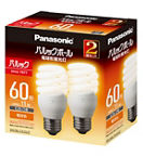 概要 パルックボール D15形 E26口金 2個入 電球色 EFD15EL11EF22T