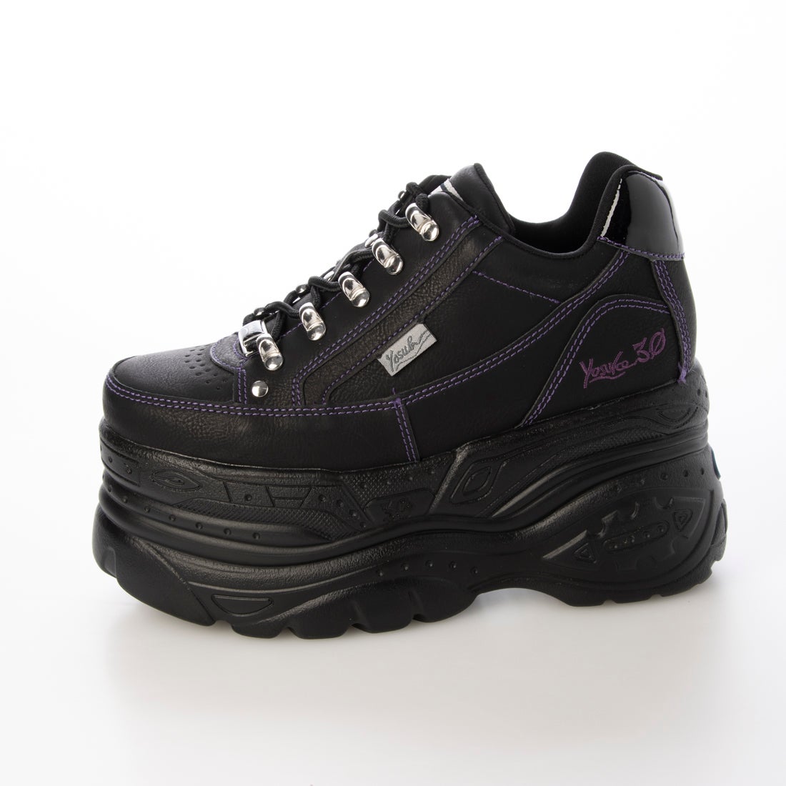 厚底スニーカー （ブラックパープル） -YOSUKE U・S・A 公式