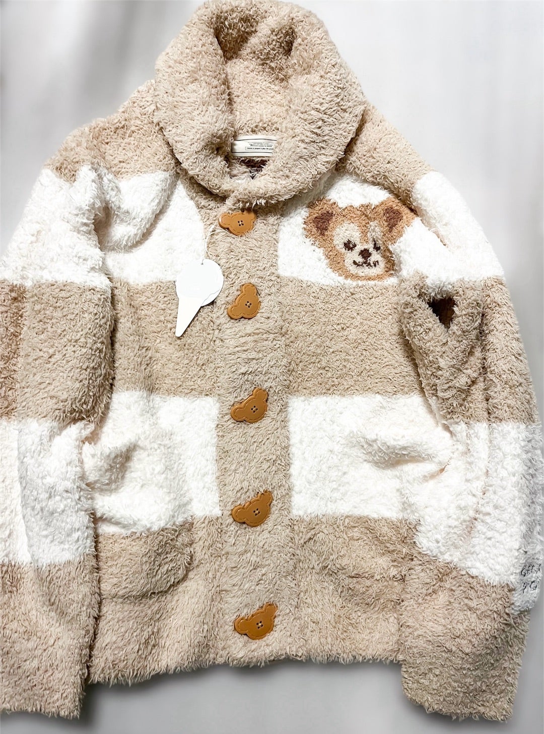 ボタンが外しずらいwカーディガン！！！ダッフィーのジェラピケ | ちぃ