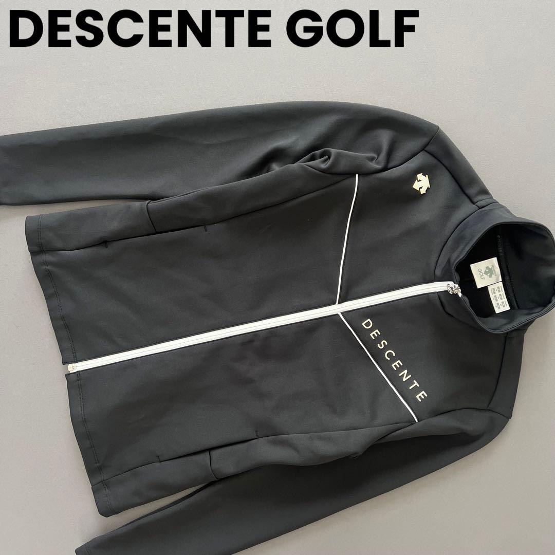 DESCENTE GOLF デサントゴルフ　ダンボールニット　ジャケット　ジップ デサントゴルフ DESCENTE ゴルフ ダンボールニットフルジップ