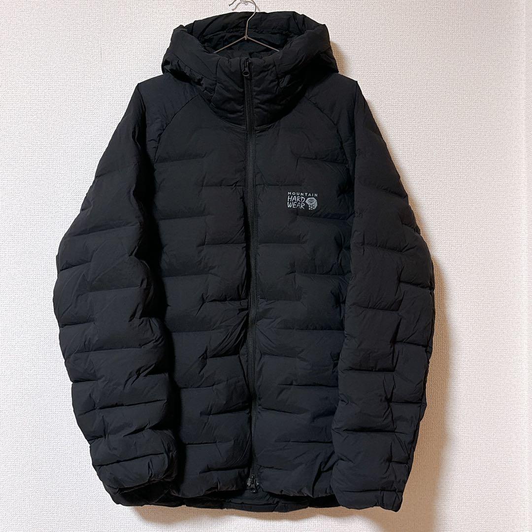 MOUNTAIN HARD WEAR ブラックダウンジャケット　Ｌ Men's Compressor™ Alpine Hooded Jacket | Mountain Hardwear