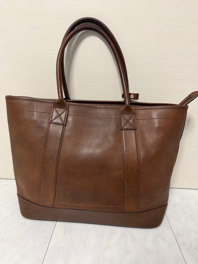 土屋鞄 ビークル ラージストックトート ブラウン 本革 ビークル ラージストックトート – トートバッグ – 土屋鞄製造所