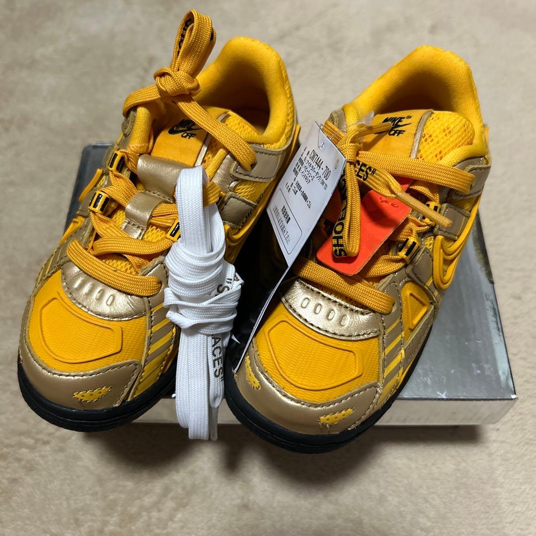 スニーカー NIKE RUBBER DUNK/ OW (TD) Off-White 15cm Off-White × Nike Air Rubber Dunk 