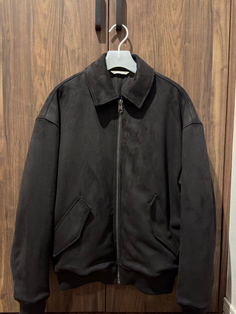 ZARA フェイクスエードキルティングジャケット　s ZARA フェイクスエードキルティングジャケット アウターL 値引きしま